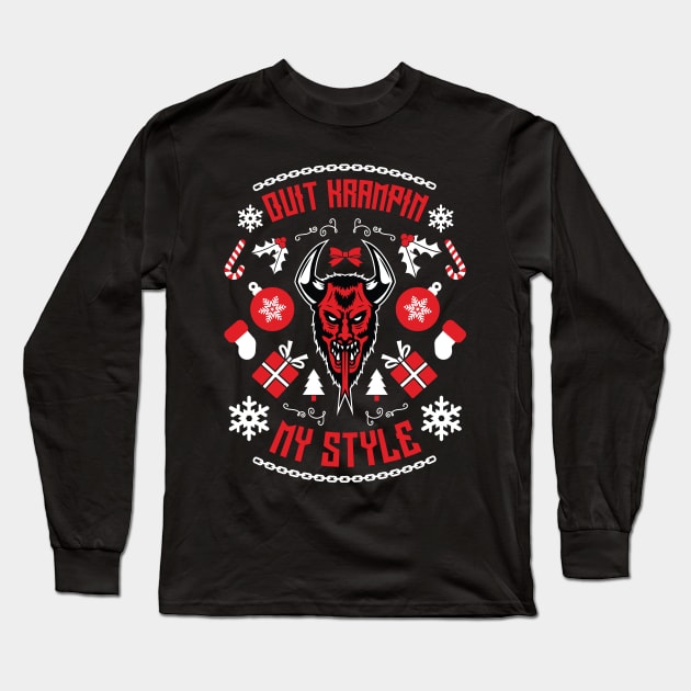 Krampus Style Long Sleeve T-Shirt by Woah_Jonny